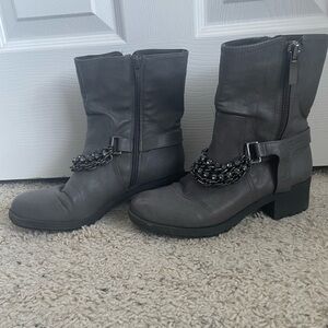 Simply Vera Vera Wang Biker Boots with Chain Detail